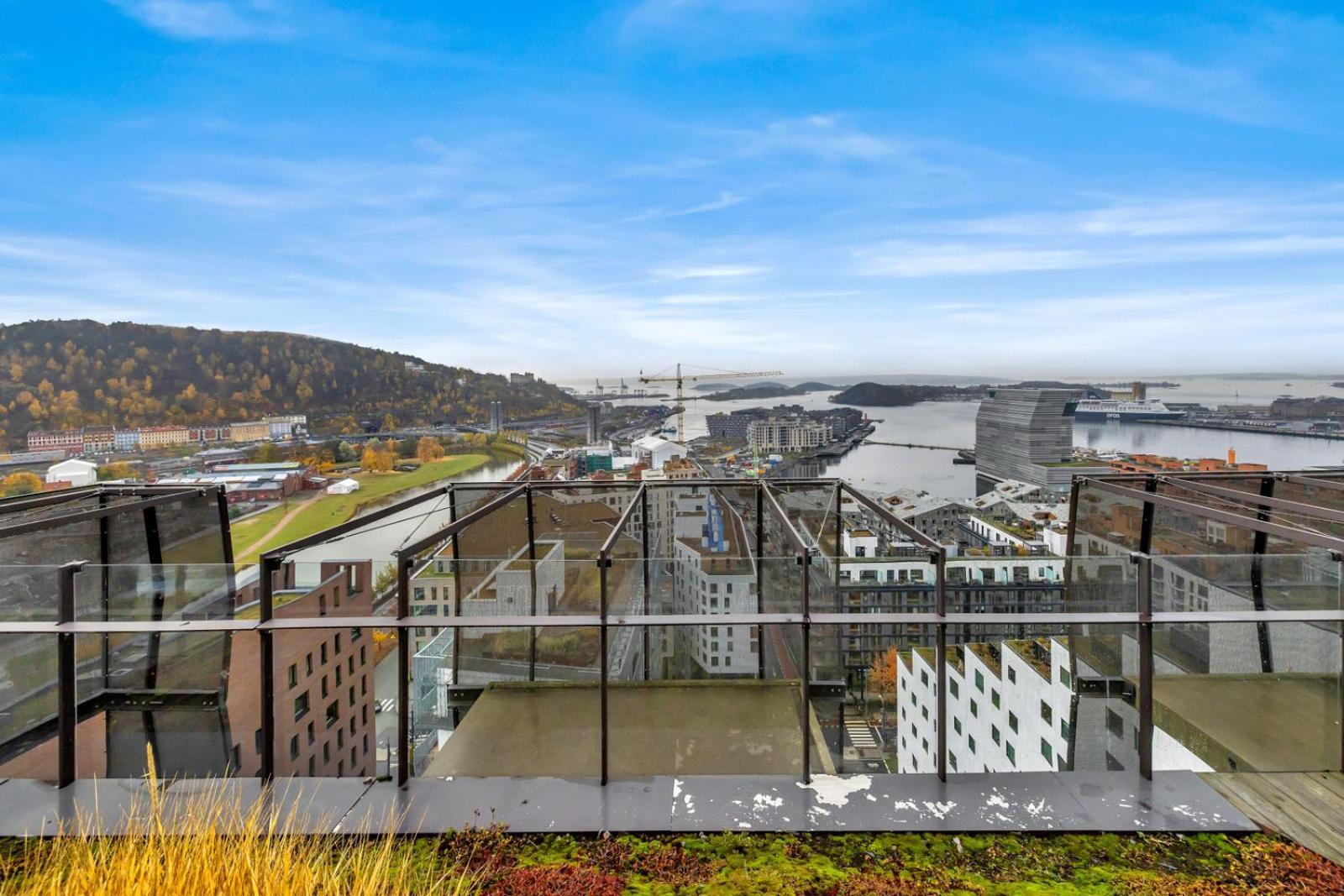 Ferienwohnung Eksklusiv Modern Barcode Oslo Exterior foto