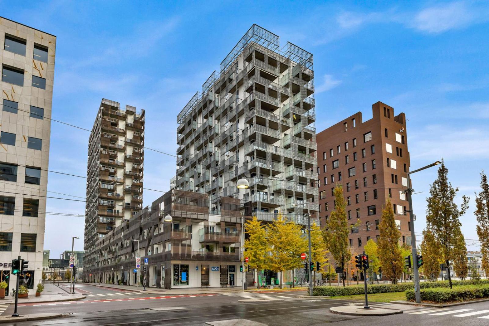 Ferienwohnung Eksklusiv Modern Barcode Oslo Exterior foto
